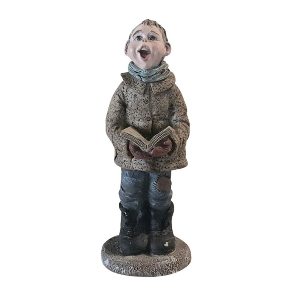 Sarah's Attic 1990 Vintage Limited Edition Figurine Boy Singing "Bud" 2x3x7